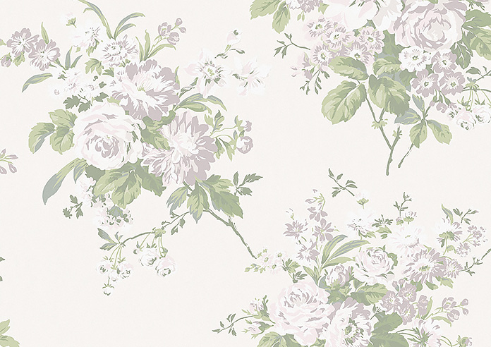 Shabby Chic by Rachel Ashwell Rose Chintz, Natural - Twist&Fit Roman Blind - Image 7
